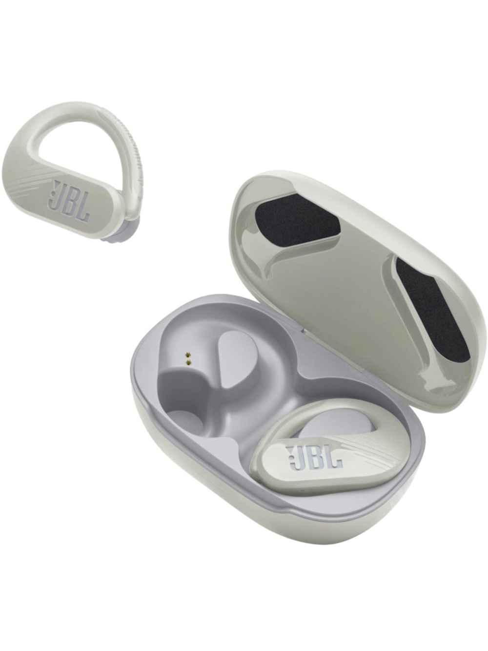 JBL Wireless Sport Earbuds with Charging Case - Cream White